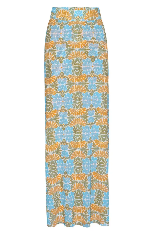Women MISA Los Angeles Skirts and Shorts EKAT SKIRT Citrus Slice