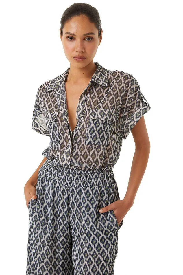 Women MISA Los Angeles Tops ERIN TOP Peridot Eyes