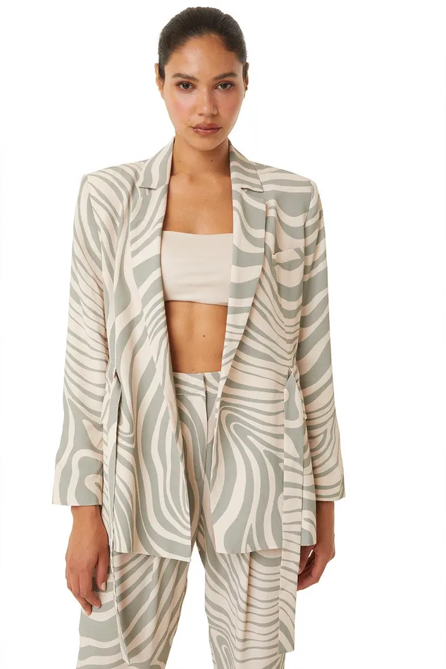 Women MISA Los Angeles Tops KELSEY JACKET Ivory