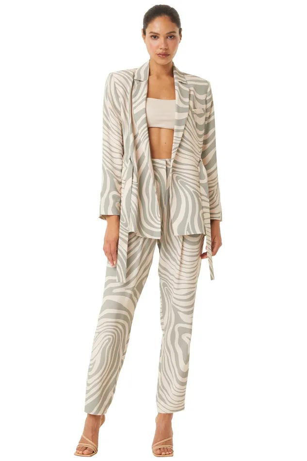 Women MISA Los Angeles Tops KELSEY JACKET Ivory