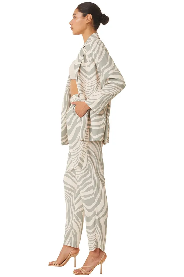 Women MISA Los Angeles Tops KELSEY JACKET Ivory