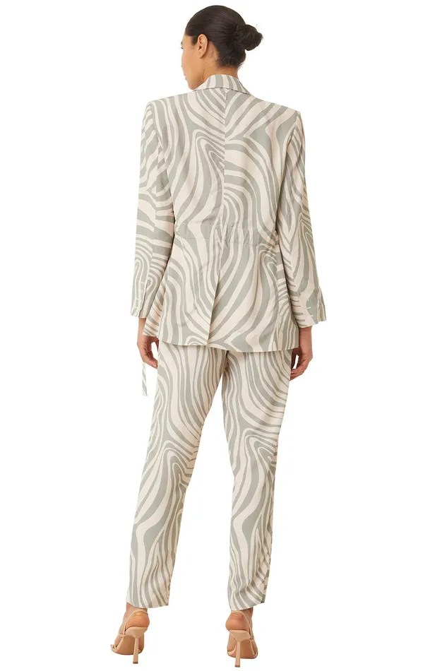 Women MISA Los Angeles Tops KELSEY JACKET Ivory