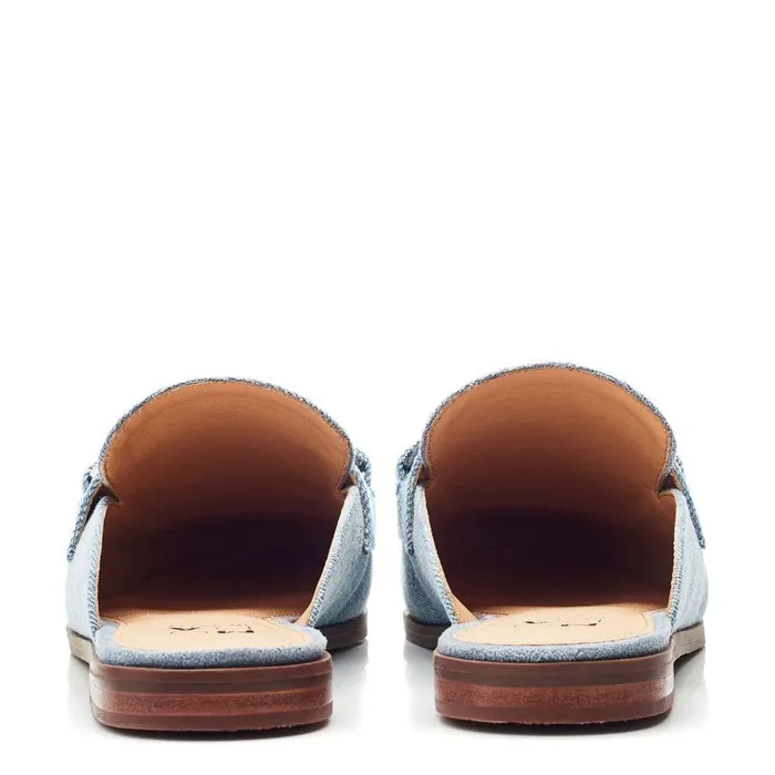 Women Moda In Pelle Casual Shoes Fernne Denim Textile