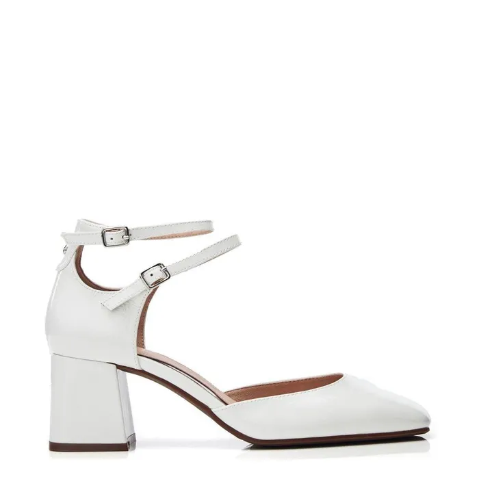 Women Moda In Pelle Court Shoes Daziah Off White Leather