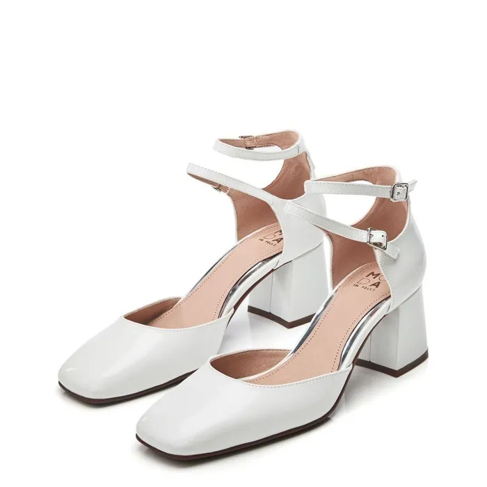 Women Moda In Pelle Court Shoes Daziah Off White Leather