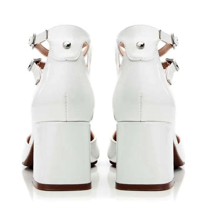 Women Moda In Pelle Court Shoes Daziah Off White Leather