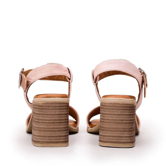 Women Moda In Pelle Heeled Sandals Maila Cameo Leather