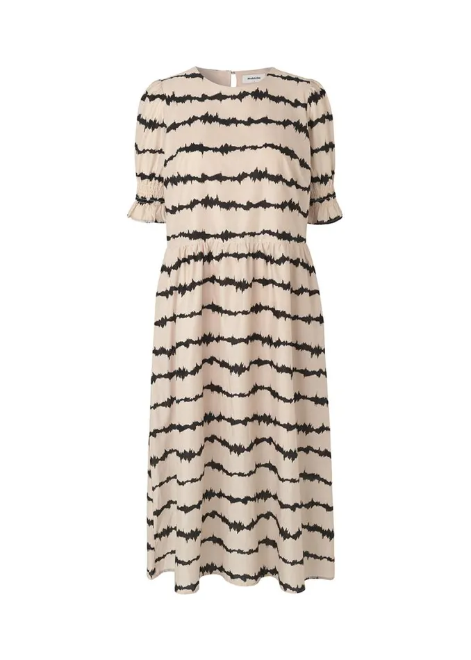 Women Modstrm Dresses PoemMD Print Dress Tie Dye Lines Women Modstrm Dresses PoemMD Print Dress Tie Dye Lines