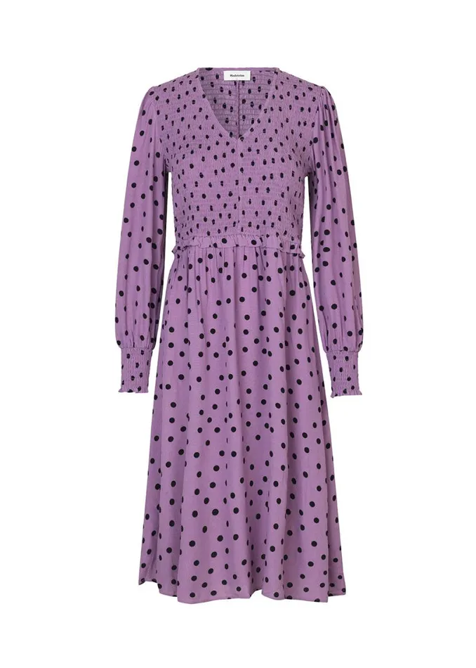 Women Modstrm Dresses Tomme Print Dress Bold Dot Valerian