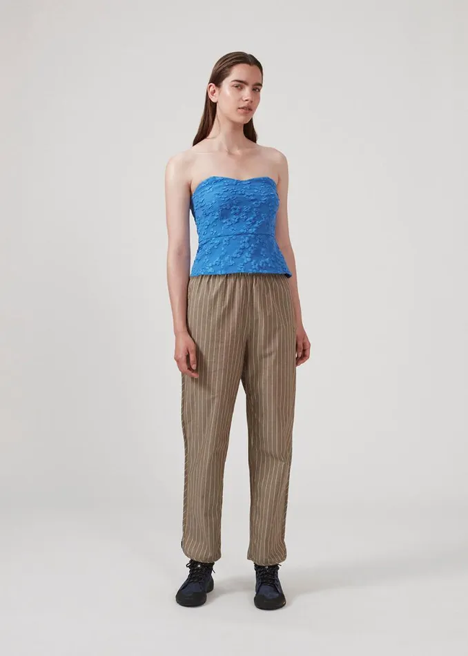 Women Modstrm Tops AtiraMD Crop Top Azure Blue Women Modstrm Tops AtiraMD Crop Top Azure Blue