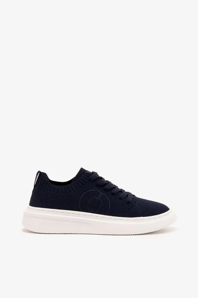 Women Navy Blue Bermudas Trainers Ecoalf Sneakers