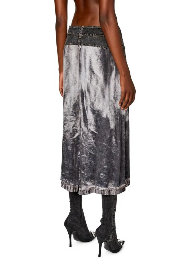 Women OYinDen Greyblack Diesel Skirts Women OYinDen Greyblack Diesel Skirts