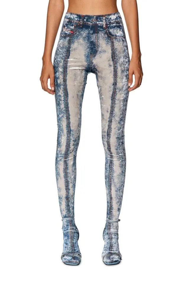 Women PKolvet Blue Diesel Trousers And Shorts Women PKolvet Blue Diesel Trousers And Shorts