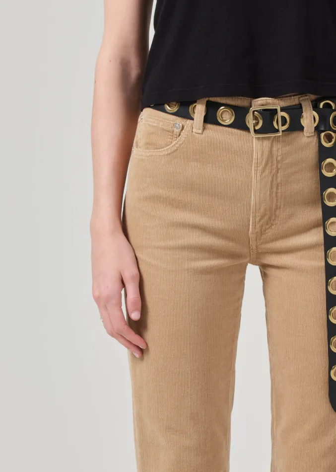 Women Pants Citizens Of Humanity Zurie Ankle Corduroy In Champagne