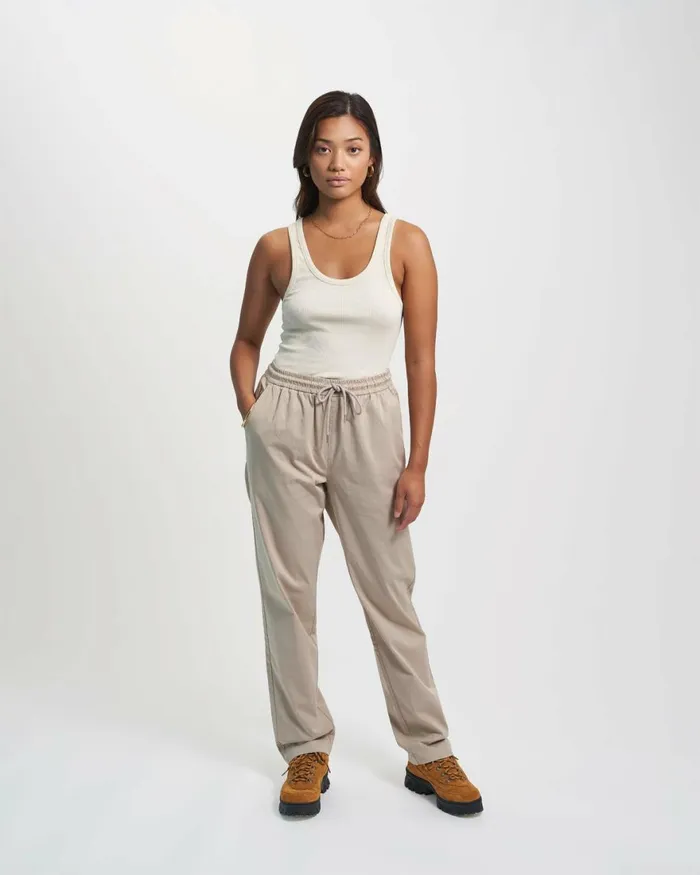 Women Pants Colorful Standard Organic Twill Pants Faded Pink