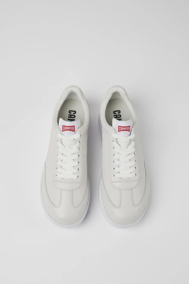 Women Pelotas XLite White Leather And Textile Sneakers Camper Sneakers Women Pelotas XLite White Leather And Textile Sneakers Camper Sneakers