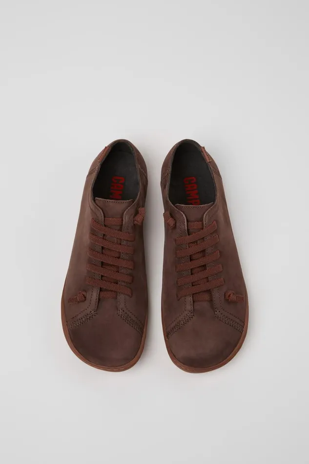 Women Peu Bronw Nubuck Shoes Camper Casual Shoes Women Peu Bronw Nubuck Shoes Camper Casual Shoes