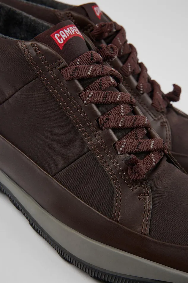 Women Peu Pista PrimaLoft MICHELIN Brown Ankle Boots Camper Ankle Boots
