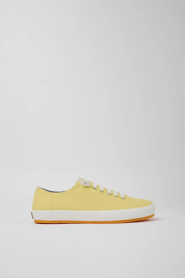 Women Peu Rambla Yellow Textile Sneakers Camper Sneakers Women Peu Rambla Yellow Textile Sneakers Camper Sneakers