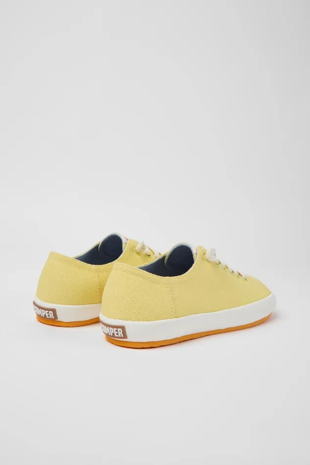 Women Peu Rambla Yellow Textile Sneakers Camper Sneakers Women Peu Rambla Yellow Textile Sneakers Camper Sneakers