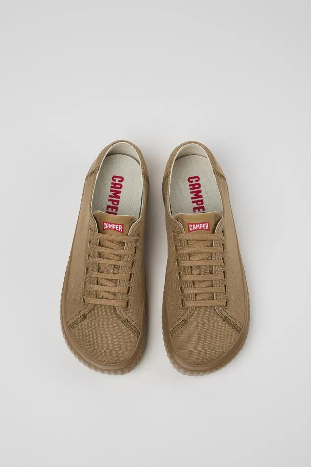 Women Peu Roda Brown Textile Shoes Camper Sneakers Women Peu Roda Brown Textile Shoes Camper Sneakers