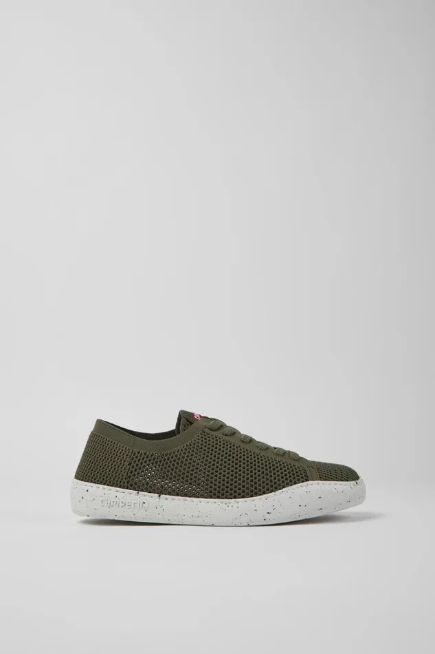 Women Peu Touring Green Textile Sneakers Camper Sneakers Women Peu Touring Green Textile Sneakers Camper Sneakers