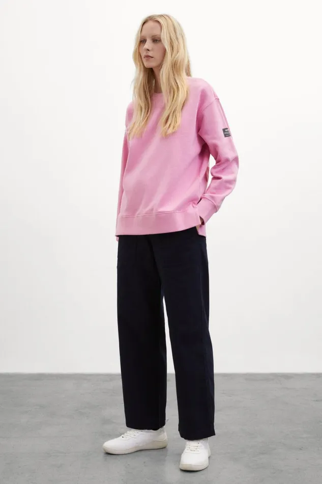 Women Pink Galway Sweatshirt Ecoalf Sweatshirts