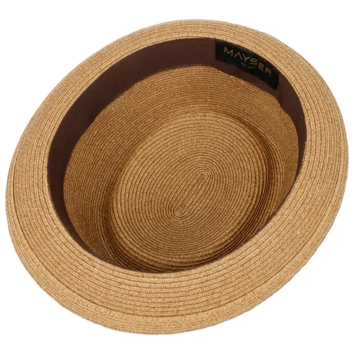 Women Pork Pie Hats Mayser Gareth Classic Pork Pie Straw Hat Beigebrown Women Pork Pie Hats Mayser Gareth Classic Pork Pie Straw Hat Beigebrown
