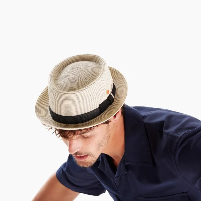 Women Pork Pie Hats Mayser Gareth Classic Pork Pie Straw Hat Beigebrown Women Pork Pie Hats Mayser Gareth Classic Pork Pie Straw Hat Beigebrown