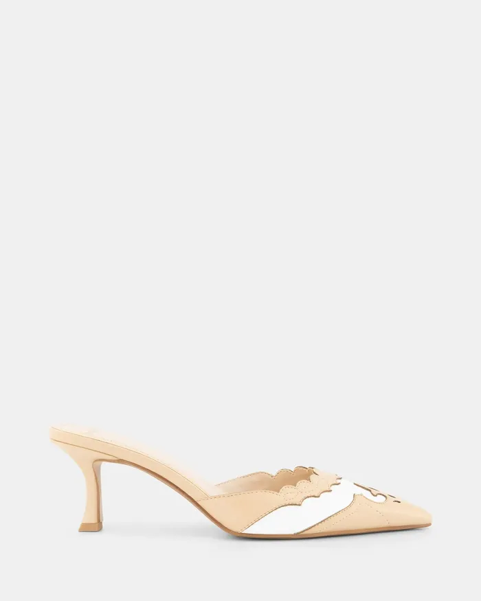 Women Pumps NOVO Shoes IRISS NUDE Low Heels