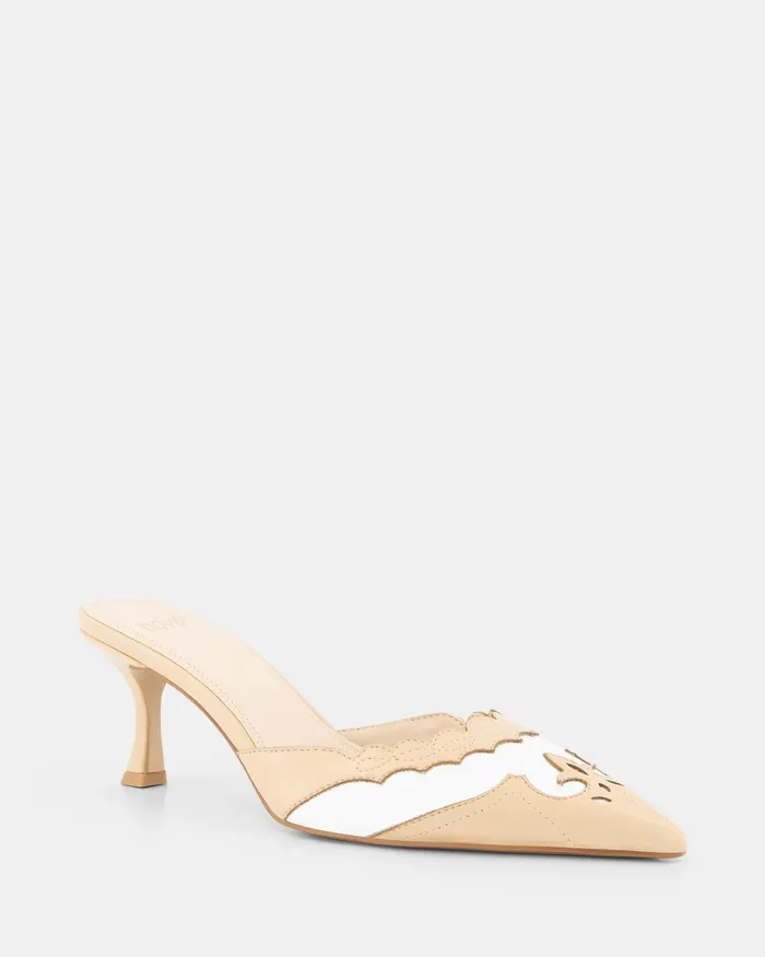 Women Pumps NOVO Shoes IRISS NUDE Low Heels