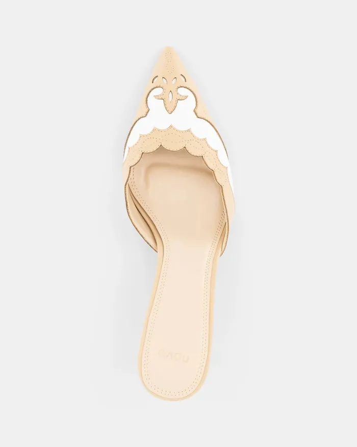 Women Pumps NOVO Shoes IRISS NUDE Low Heels