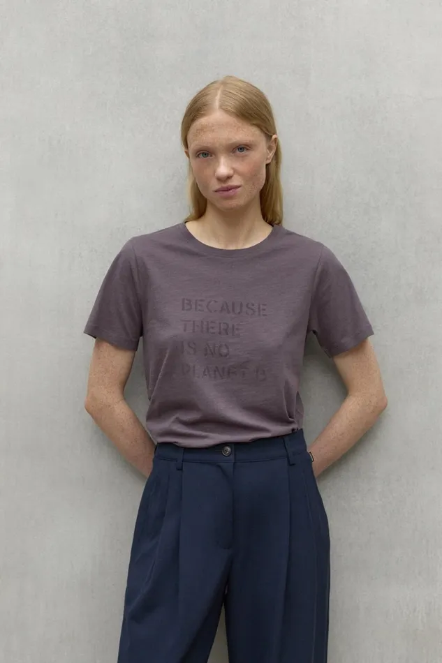 Women Purple Ambel TShirt Ecoalf TShirts