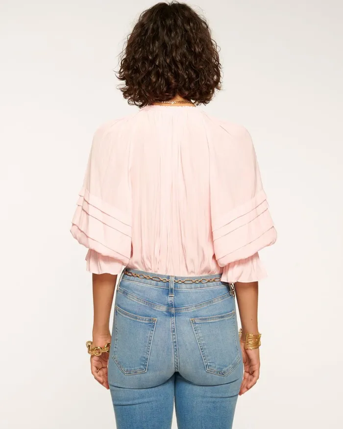 Women Randi Puff Sleeve Top Black Ramy Brook Tops Women Randi Puff Sleeve Top Black Ramy Brook Tops