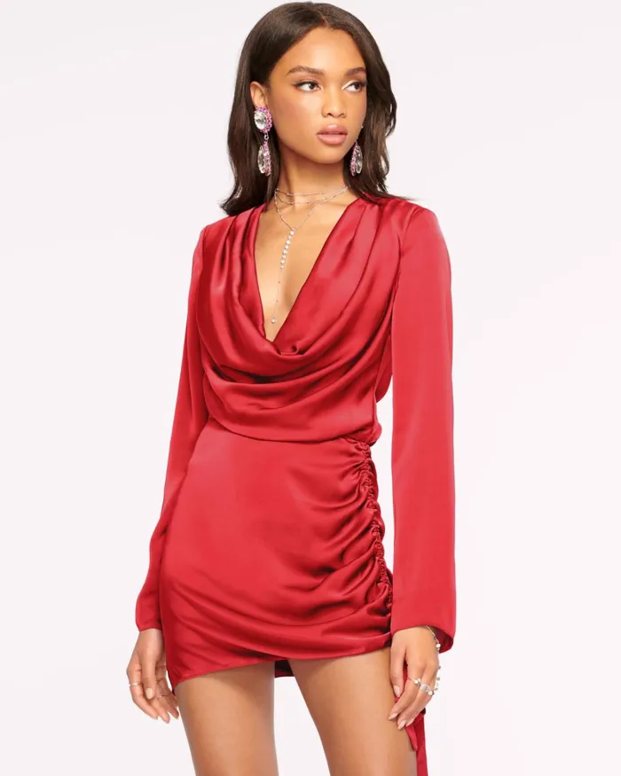 Women Reeta Ruched Mini Dress Black Ramy Brook Dresses Women Reeta Ruched Mini Dress Black Ramy Brook Dresses