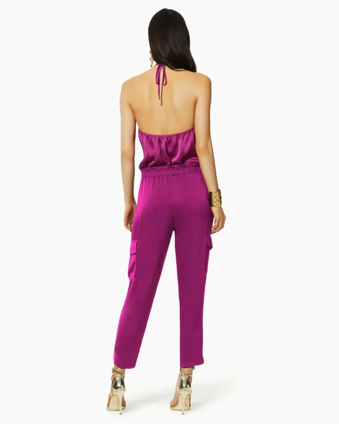 Women Satin Pocket Allyn Pant Black Ramy Brook Pants