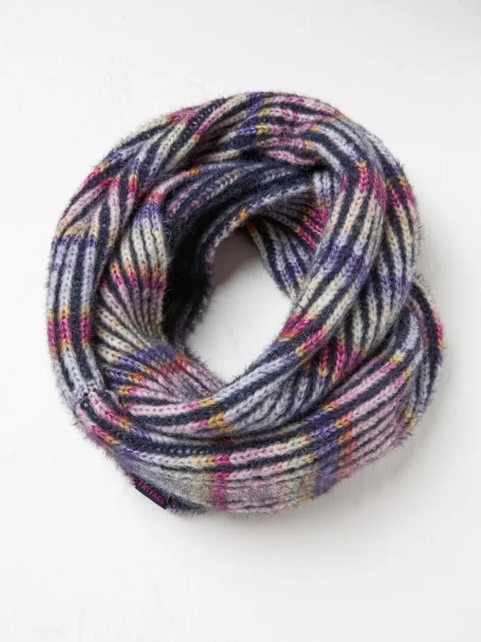Women Scarves Fat Face Navy Spacedye Snood