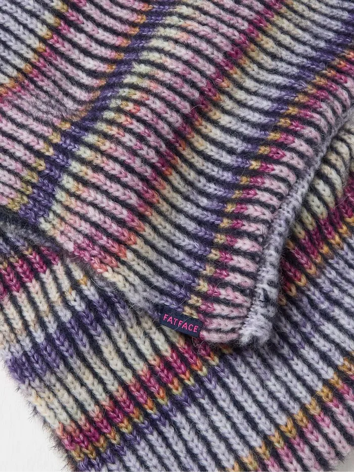 Women Scarves Fat Face Navy Spacedye Snood
