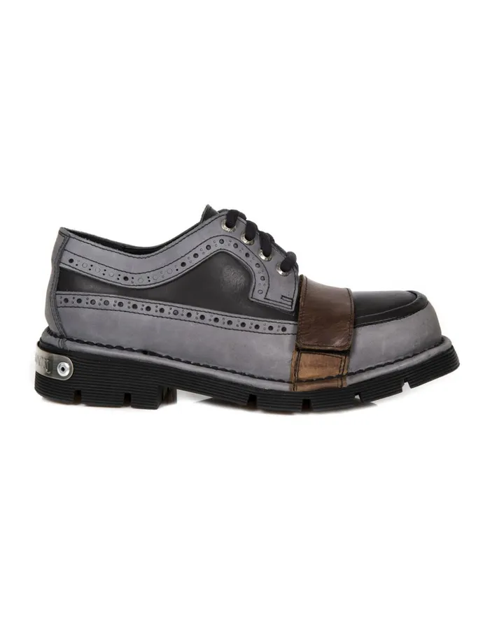 Women Shoe Metallic MMili132C2 New Rock Military