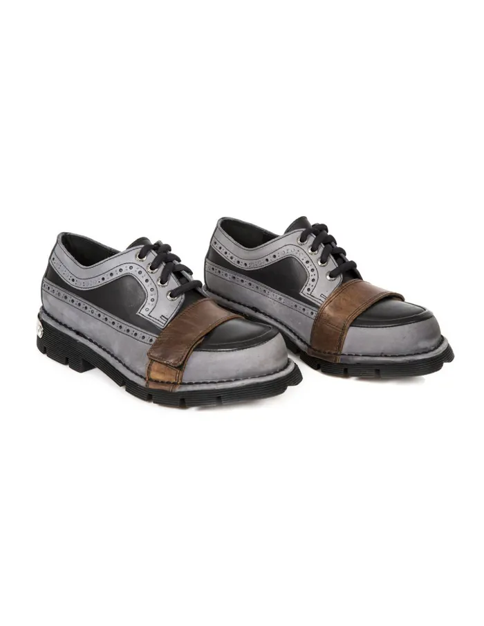 Women Shoe Metallic MMili132C2 New Rock Military Women Shoe Metallic MMili132C2 New Rock Military