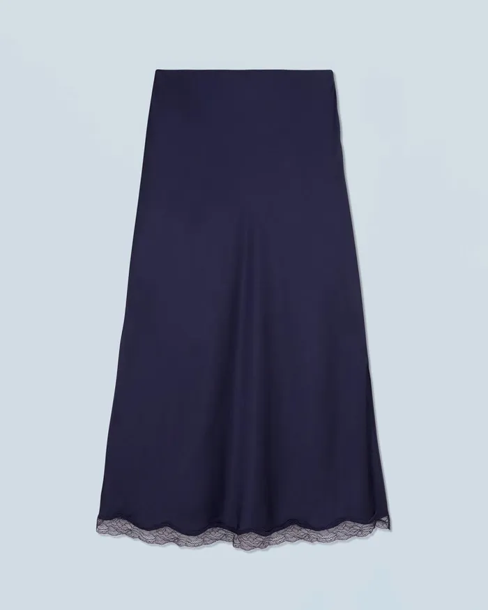 Women Skirts From Future Midi Skirt Navy