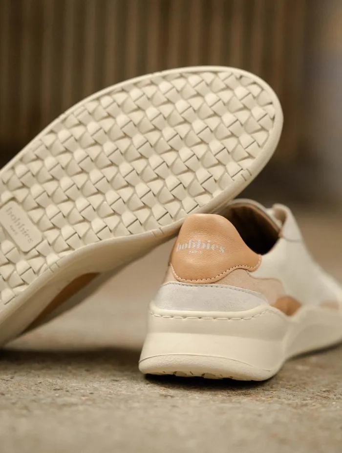 Women Sneakers Bobbies Beverly Off White 8211 Toffee 8211 Beige Women Sneakers Bobbies Beverly Off White 8211 Toffee 8211 Beige