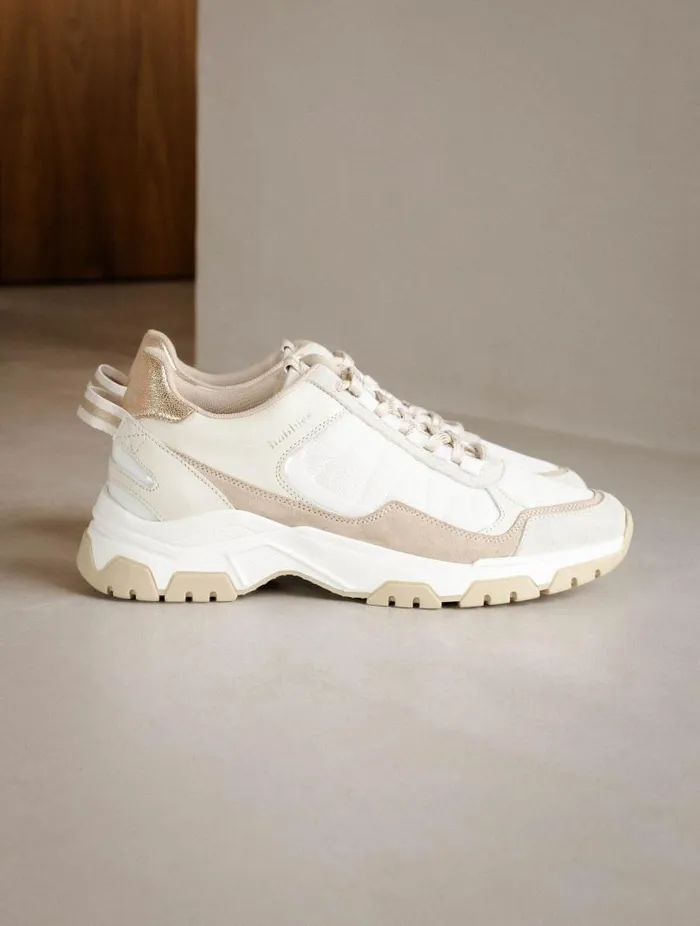 Women Sneakers Bobbies Kiwa White and Papyrus Women Sneakers Bobbies Kiwa White and Papyrus