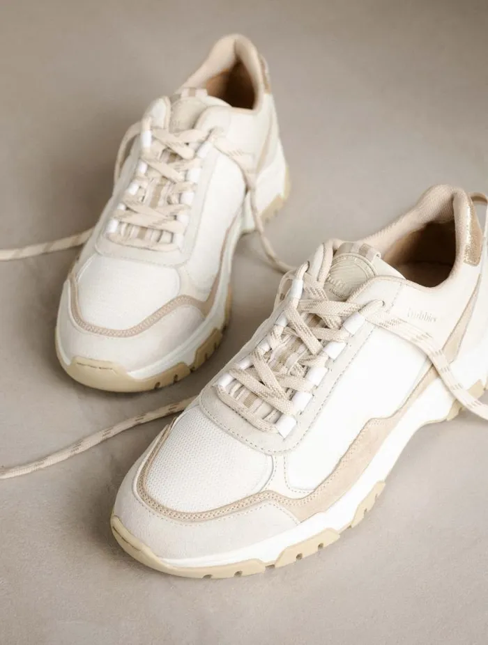 Women Sneakers Bobbies Kiwa White and Papyrus Women Sneakers Bobbies Kiwa White and Papyrus