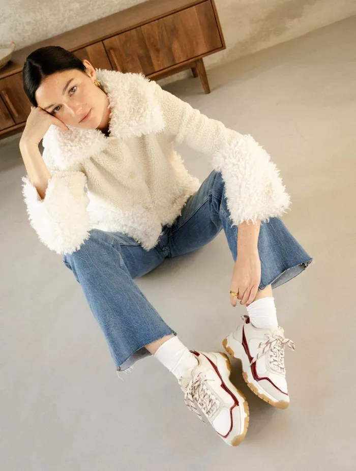 Women Sneakers Bobbies Kiwa White and Ruby Women Sneakers Bobbies Kiwa White and Ruby