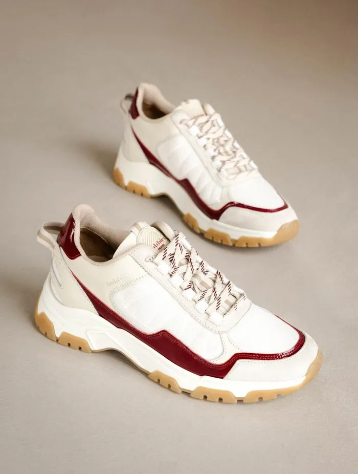 Women Sneakers Bobbies Kiwa White and Ruby Women Sneakers Bobbies Kiwa White and Ruby