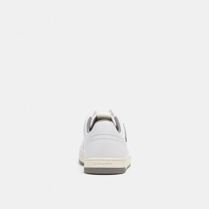 Women Sneakers Coach C201 Low Top Sneaker Heather Greyoptic White