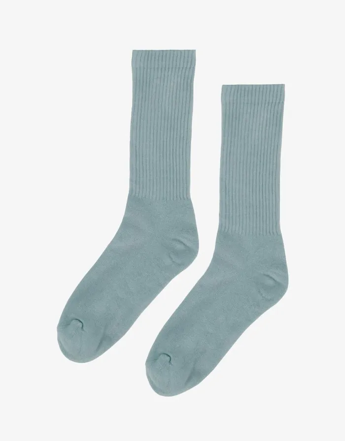 Women Socks Colorful Standard Organic Active Sock Steel Blue