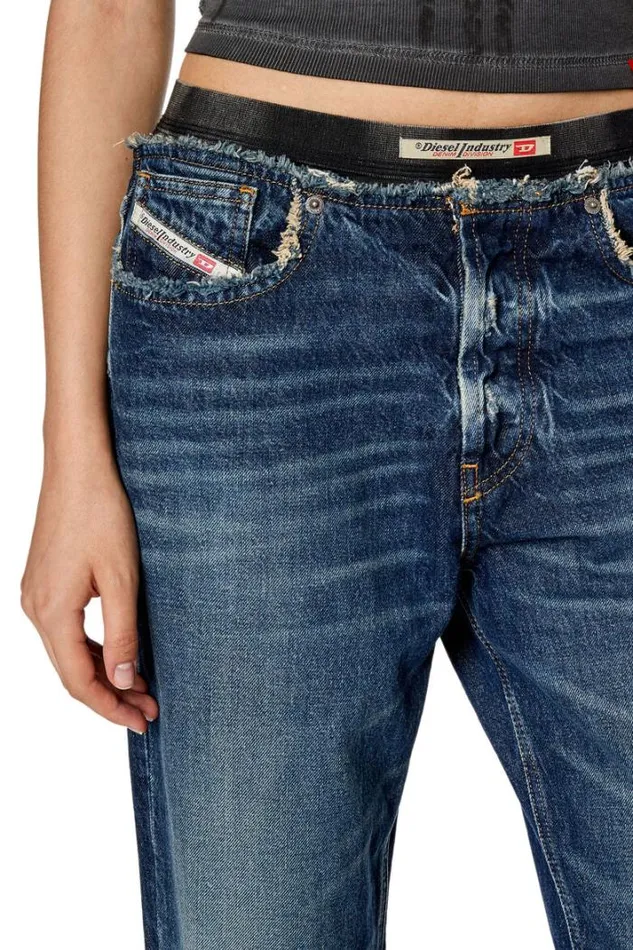 Women Straight Jeans DArk 09g92 Dark Blue Diesel Straight Women Straight Jeans DArk 09g92 Dark Blue Diesel Straight