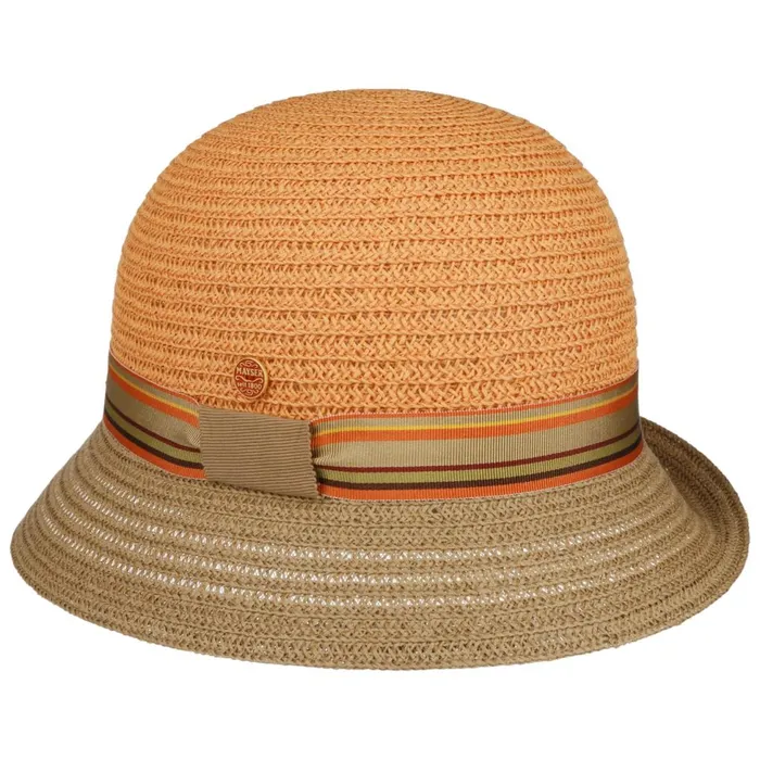 Women Straw Hats Mayser Nanni Twotone Straw Hat Beige Women Straw Hats Mayser Nanni Twotone Straw Hat Beige